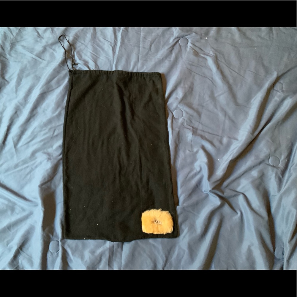 Black Ugg boot dust bag